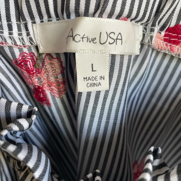 ACTIVE USA | Floral Off Shoulder Top - Picture 3 of 6